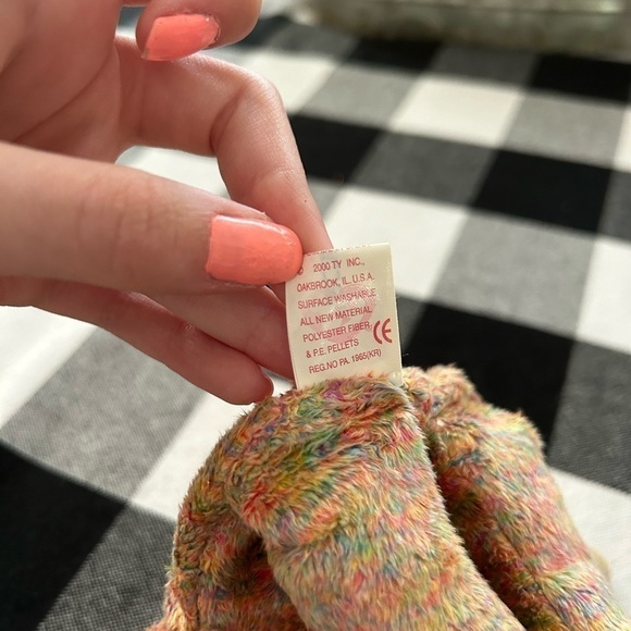 TY beanie baby, 2000 speckle the bear - Picture 11 of 13